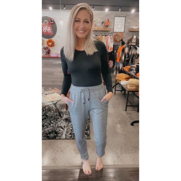 Hem & Thread Pants - Hem & Thread Gray Baggy Athletic Jogger, NWT, SZ Small thru Large